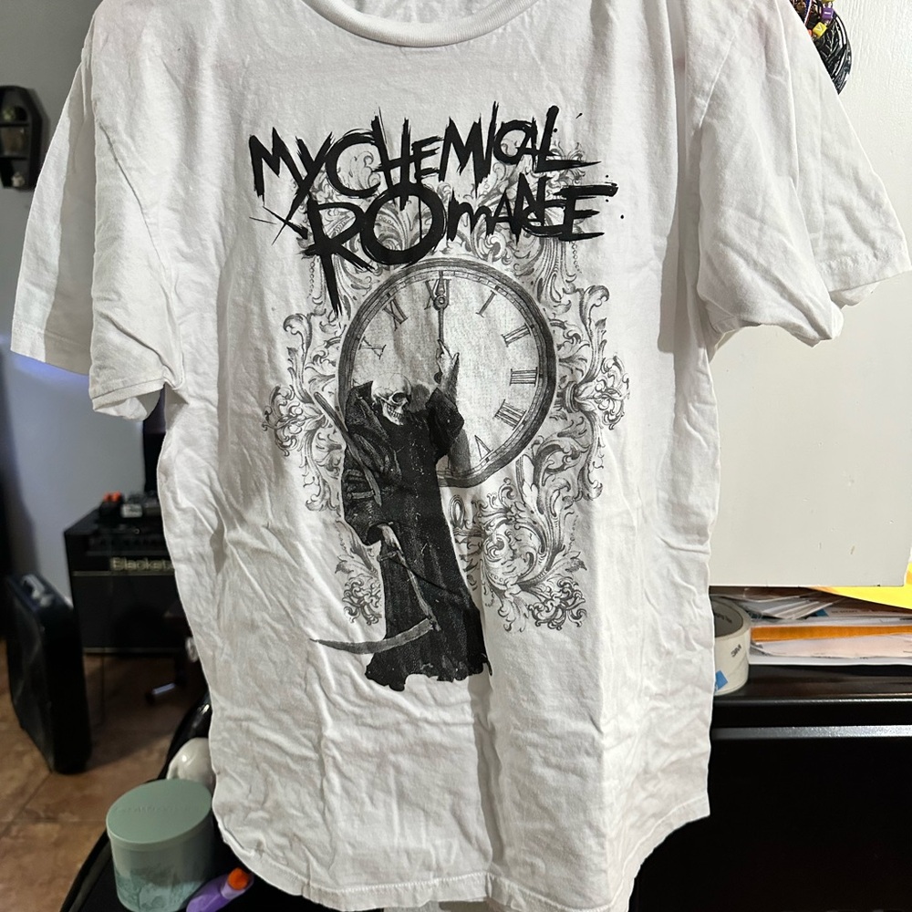 White Graphic T-Shirt MCR